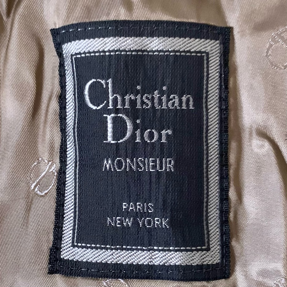 Vintage Christian Dior Monsieur Trench Coat Remov… - image 8